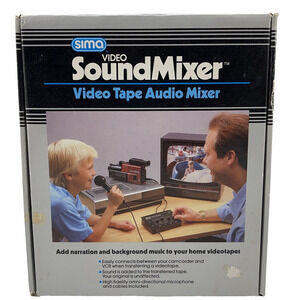 SIMA Video Sound Mixer Video Tape Audio Mixer 1988 Model SSM
